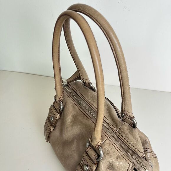 Fossil Tan Leather Satchel - Picture 7 of 15